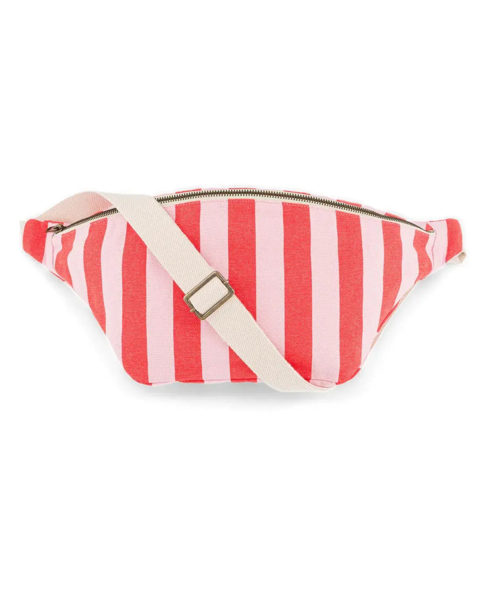 Rose in April - BANANA Bauchtasche • Stripes Tomato/Candy - Bauchtasche - ROSA ECK Concept Store