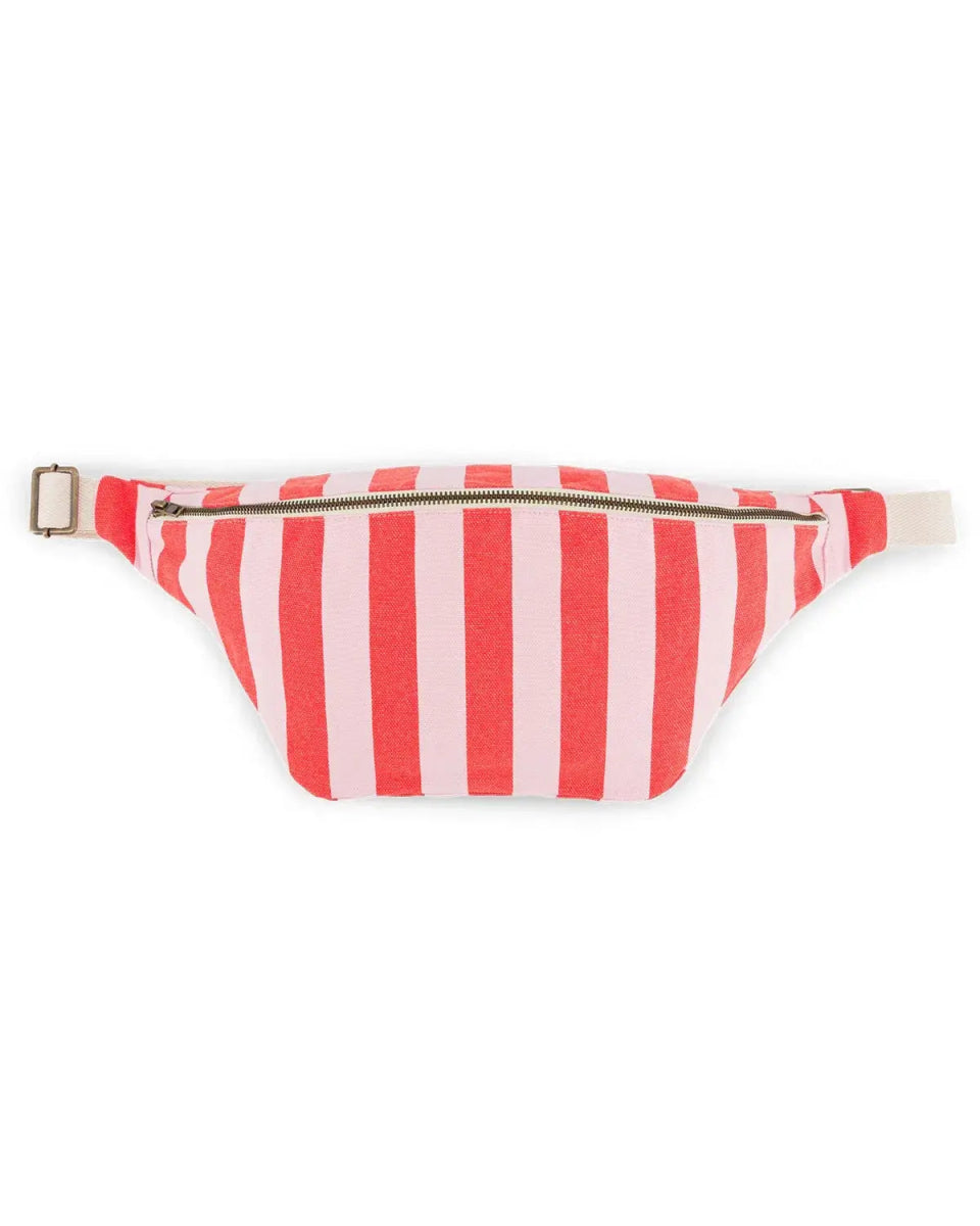 Rose in April - BANANA Bauchtasche • Stripes Tomato/Candy - Bauchtasche - ROSA ECK Concept Store