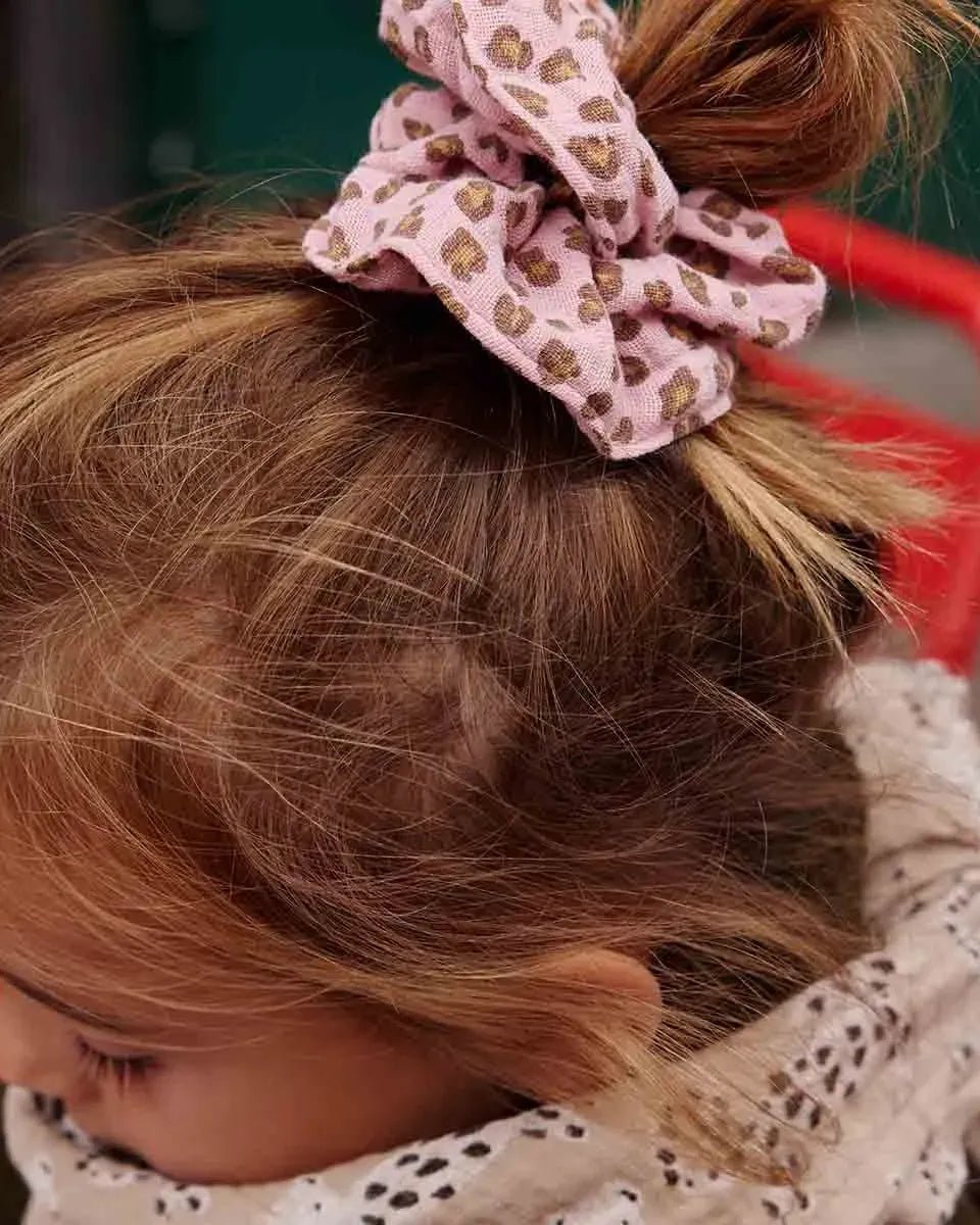 Rose in April - CHOUCHOU Haargummi • Mini - Leopard Lila - ROSA ECK Concept Store