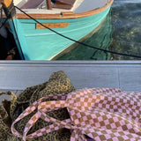 Rose in April - ELISA Einkaufstasche | Checks Strawerry/Caramel - Tasche - ROSA ECK - 