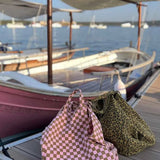 Rose in April - ELISA Einkaufstasche | Checks Strawerry/Caramel - Tasche - ROSA ECK - 