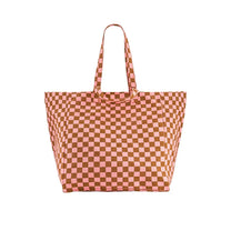 Rose in April - ELISA Einkaufstasche | Checks Strawerry/Caramel - Tasche - ROSA ECK - 