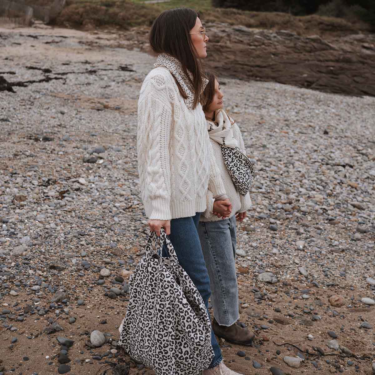 Rose in April - ELISA Einkaufstasche | Leo Weiß - Tasche - ROSA ECK Concept Store