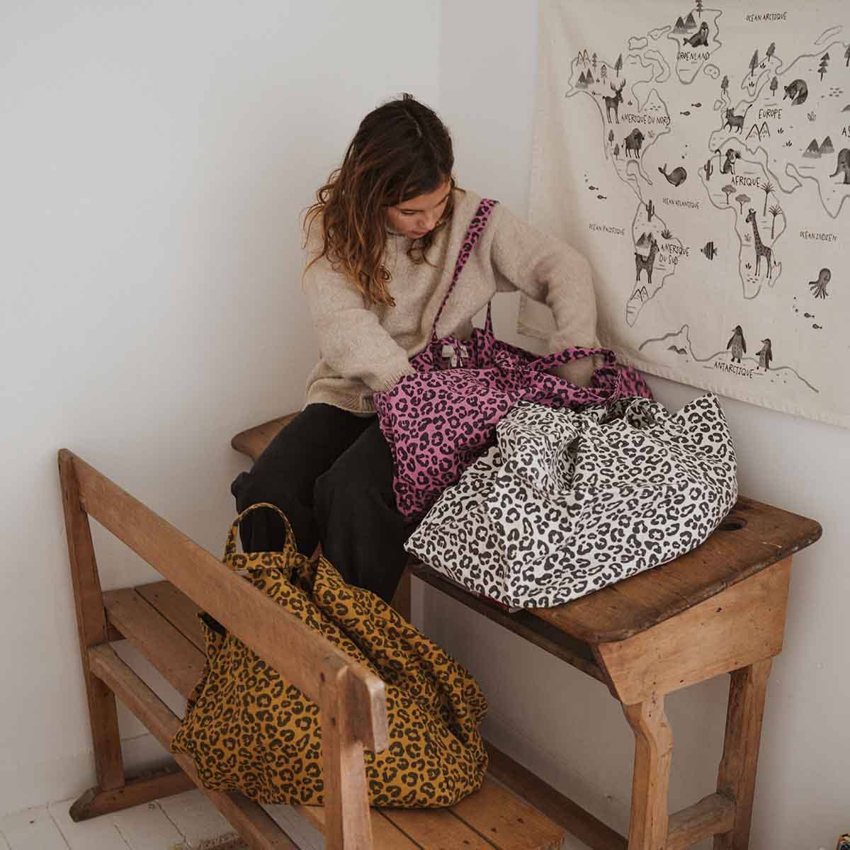 Rose in April - ELISA Einkaufstasche | Leo Weiß - Tasche - ROSA ECK Concept Store