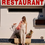 Rose in April - ELISA Einkaufstasche • Streifen Rot/Pink - Tasche - ROSA ECK Concept Store