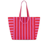 Rose in April - ELISA Einkaufstasche | Stripes Orchid / Tomato - Tasche - ROSA ECK - 