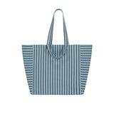 Rose in April - ELISA Einkaufstasche • Stripes Tennis Blue sky - Tasche - ROSA ECK