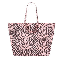 Rose in April - ELISA Einkaufstasche • Zebra Strawberry - ROSA ECK