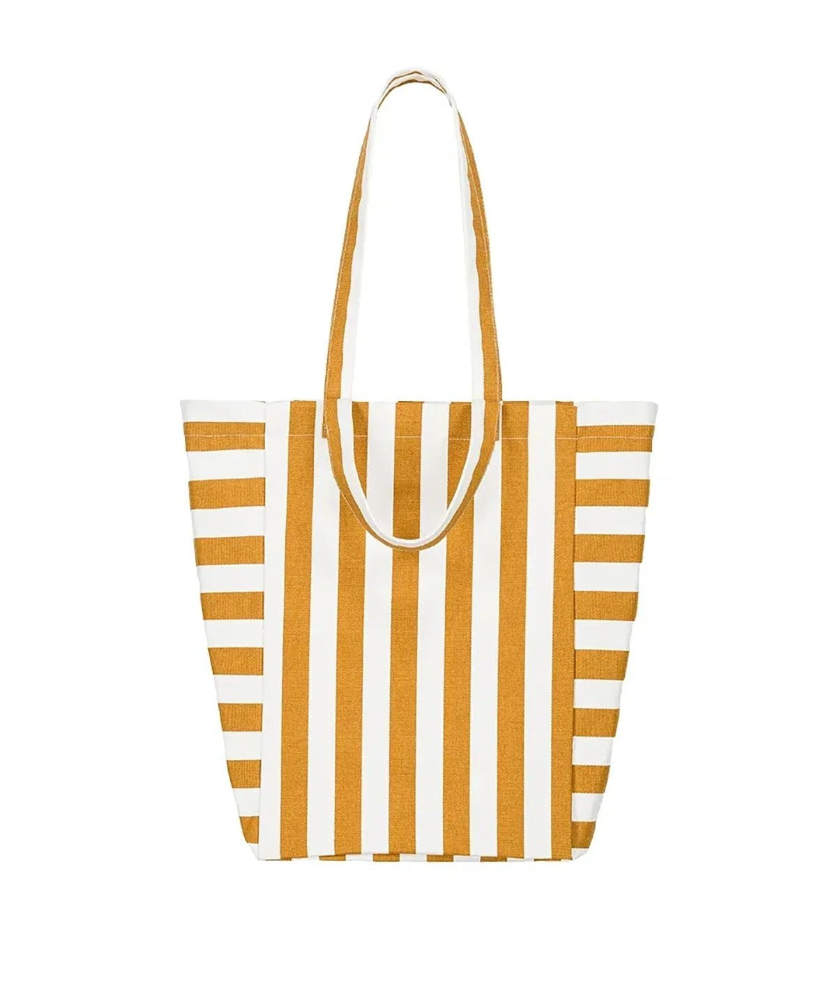 Rose in April - ELISABETH Einkaufstasche • Stripes Ecru/Caramel - ROSA ECK