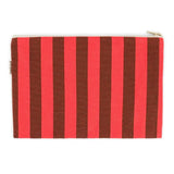 Rose in April - LILI Etui • Stripes Brown/Tomato - ROSA ECK