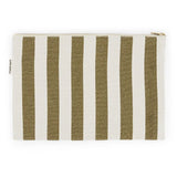 Rose in April - LILI Etui • Stripes Olive/Greige - ROSA ECK