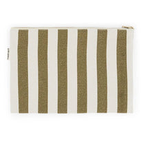Rose in April - LILI Etui • Stripes Olive/Greige - ROSA ECK
