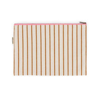 Rose in April - LILI Etui • Stripes Tennis Pecan/Greige - ROSA ECK