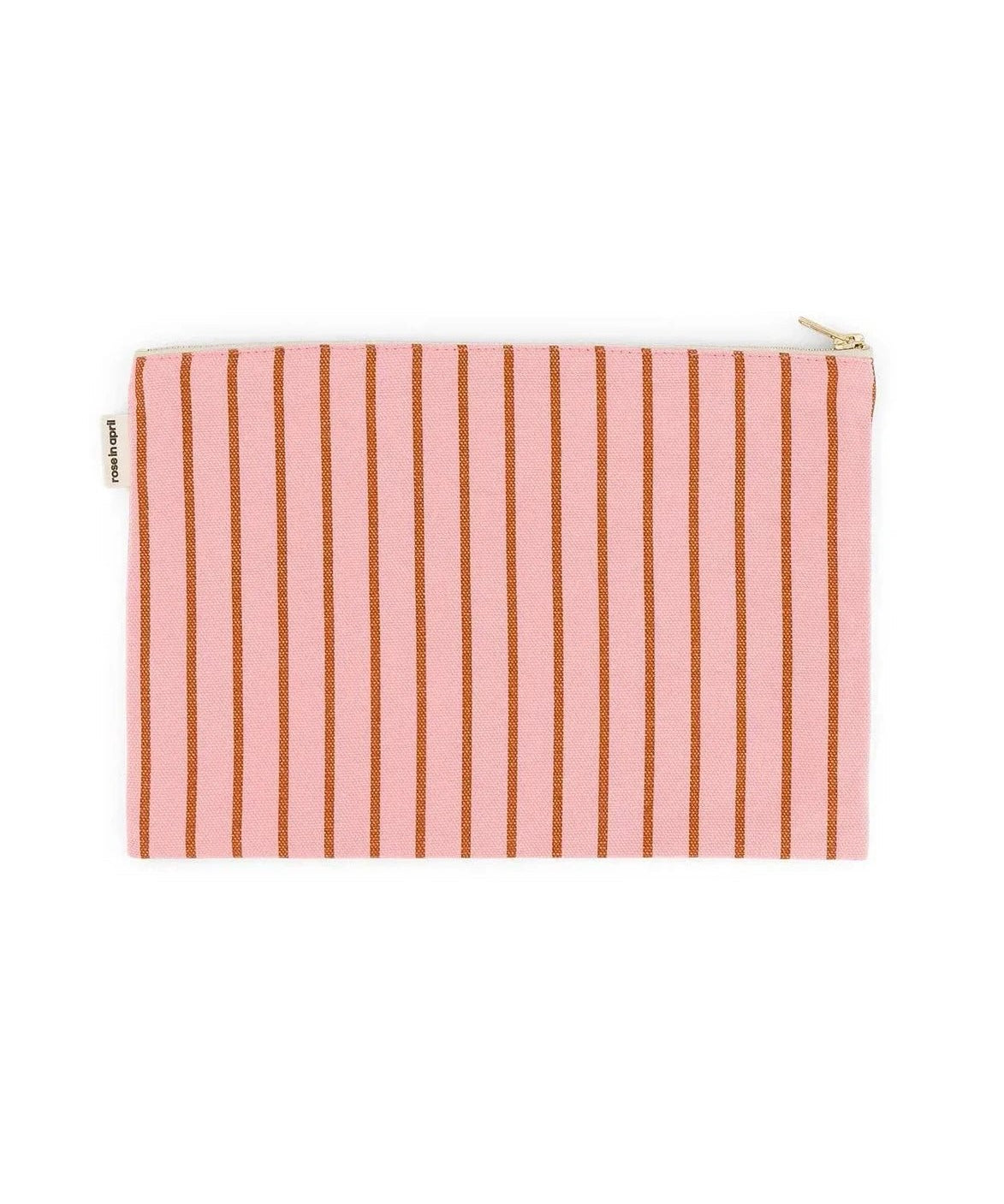 Rose in April - LILI Etui • Stripes Tennis Pecan/Strawberry - ROSA ECK