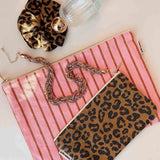 Rose in April - LILI Etui • Stripes Tennis Pecan/Strawberry - ROSA ECK