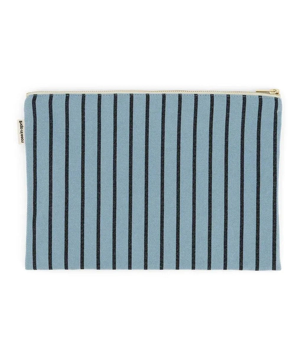 Rose in April - LILI Etui • Stripes Tennis Sky Blue - ROSA ECK