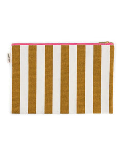 Rose in April - LILI Handtasche | Stripes Ecru/Caramel - ROSA ECK Concept Store