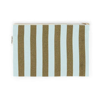 Rose in April - LILI Handtasche | Stripes Olive Aqua - ROSA ECK Concept Store