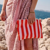 Rose in April - LILI Handtasche • Stripes Tomato/Candy - Beutel - ROSA ECK Concept Store