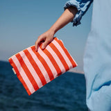 Rose in April - LILI Handtasche • Stripes Tomato/Candy - Beutel - ROSA ECK Concept Store