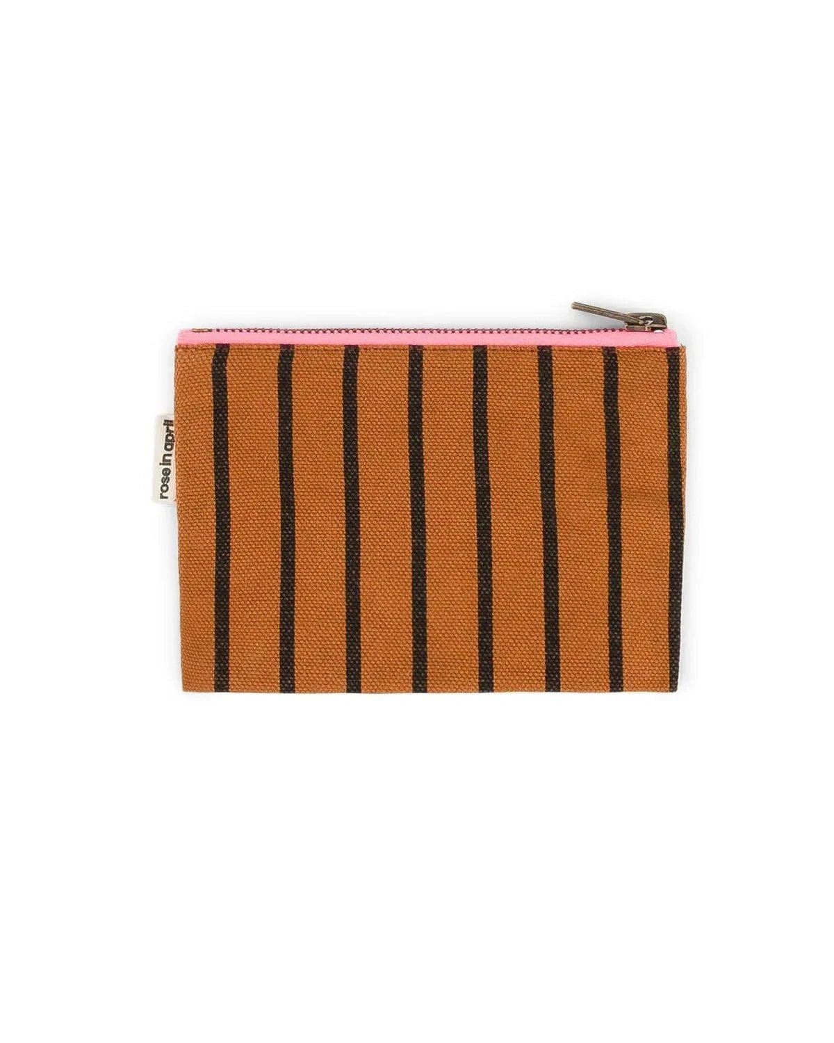 Rose in April - MARIE Geldbeutel • Stripes Tennis Ginger - ROSA ECK
