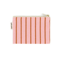 Rose in April - MARIE Geldbeutel • Stripes Tennis Pecan/Strawberry - ROSA ECK