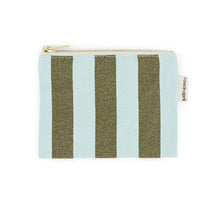 Rose in April - MARIE Mini - Beutel • Stripes Aque/Olive - Beutel - ROSA ECK Concept Store