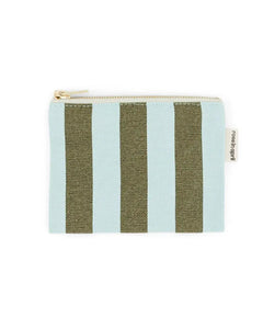 Rose in April - MARIE Mini - Beutel • Stripes Aque/Olive - Beutel - ROSA ECK Concept Store