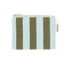 Rose in April - MARIE Mini - Beutel • Stripes Aque/Olive - Beutel - ROSA ECK Concept Store