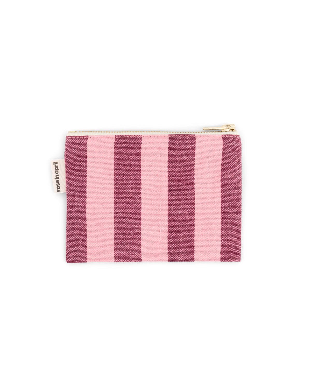 Rose in April - MARIE Mini - Beutel | Stripes  Burgundy / Flamingo - Beutel - ROSA ECK - 