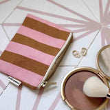 Rose in April - MARIE Mini - Beutel • Stripes Caramel/Strawberry - Beutel - ROSA ECK Concept Store