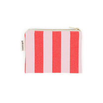Rose in April - MARIE Mini - Beutel • Stripes Tomato/Candy - Geldbeutel - ROSA ECK Concept Store