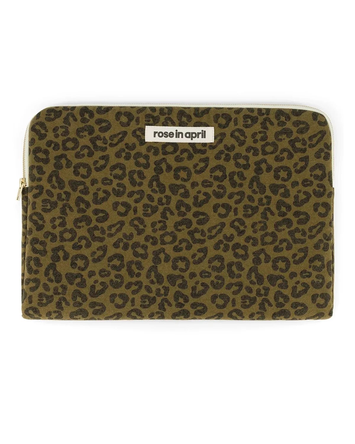 Rose in April - MAYA Laptoptasche (15/16 Zoll) • Graou Olive - ROSA ECK