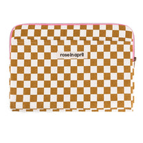 Rose in April - OCTAVE Laptoptasche | Checks Caramel - Laptoptasche - ROSA ECK - 