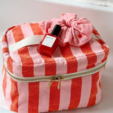 Rose in April - OONA Beautycase • Stripes Tomato/Candy - ROSA ECK