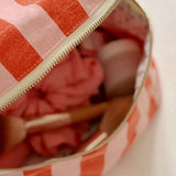 Rose in April - OONA Beautycase • Stripes Tomato/Candy - ROSA ECK