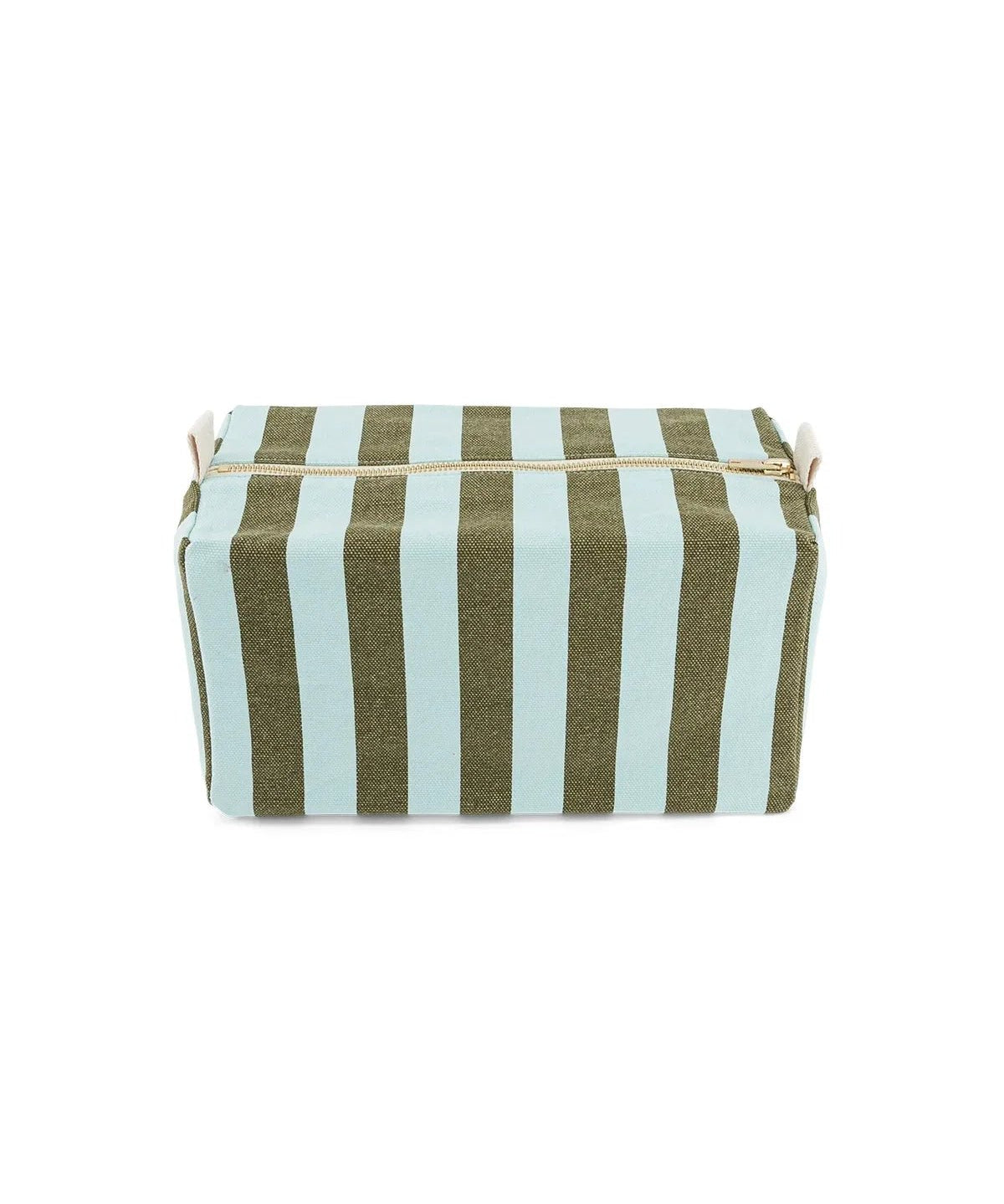 Rose in April - VIC Kulturbeutel | Stripes Aqua / Olive - Beutel - ROSA ECK - 
