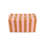 Rose in April - VIC Kulturbeutel • Stripes Caramel/Strawberry - Beutel - ROSA ECK Concept Store