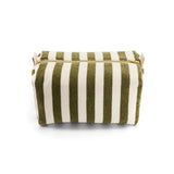 Rose in April - VIC Kulturbeutel • Stripes Kaki Terry - Beutel - ROSA ECK Concept Store