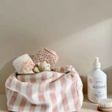 Rose in April - VIC Kulturbeutel • Stripes Light Pink Terry - Beutel - ROSA ECK Concept Store