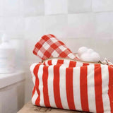 Rose in April - VIC Kulturbeutel • Stripes Tomato Terry - Beutel - ROSA ECK Concept Store