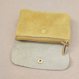 Royal Marais - Geldbeutel in Wildleder-Optik • Beige - ROSA ECK