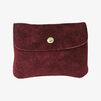 Royal Marais - Geldbeutel in Wildleder-Optik • Burgunderrot - ROSA ECK