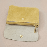 Royal Marais - Geldbeutel in Wildleder-Optik • Camel - ROSA ECK