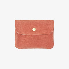 Royal Marais - Geldbeutel in Wildleder-Optik • Koralle - ROSA ECK