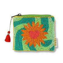Sansira Jewelry - Geldbeutel/Etui mit Perlen • Sonne/Herz - ROSA ECK
