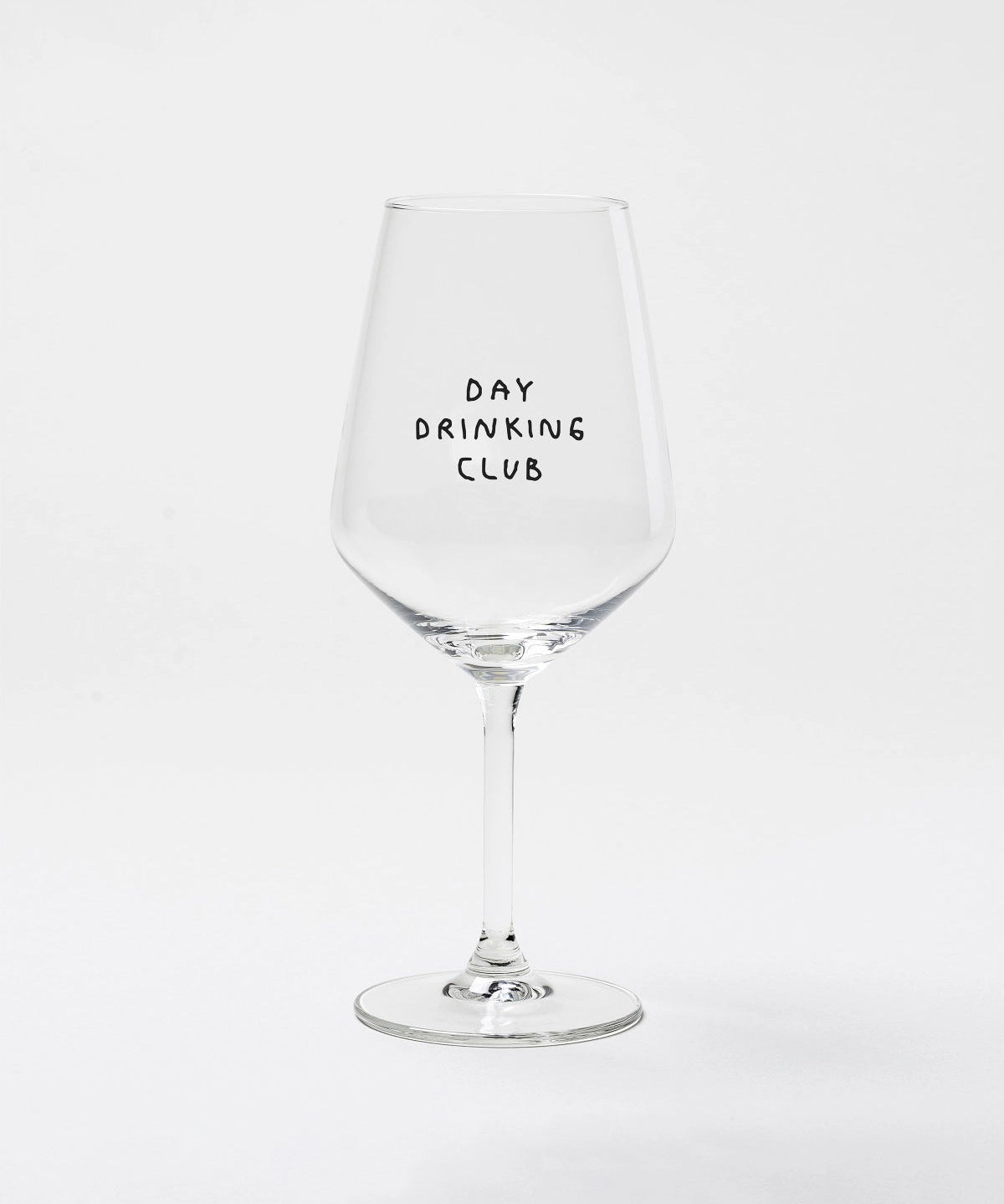 selekkt - DAY DRINKING CLUB Glas mit Spruch - Trinkglas - ROSA ECK Concept Store