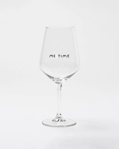 selekkt - ME TIME Weinglas mit Spruch - Trinkglas - ROSA ECK Concept Store