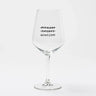 selekkt - MONDAY TUESDAY WINESDAY Weinglas - Trinkglas - ROSA ECK