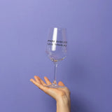 selekkt - MORE BUBBLES LESS TROUBLES Glas für Spritz - Trinkglas - ROSA ECK Concept Store